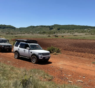 Offroad über dem Ohridsee